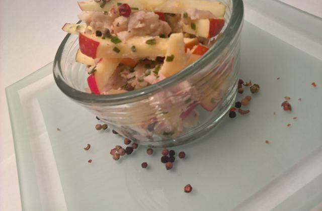 Tartare de truites fumées à la pomme et au citron - Photo par Mélina
