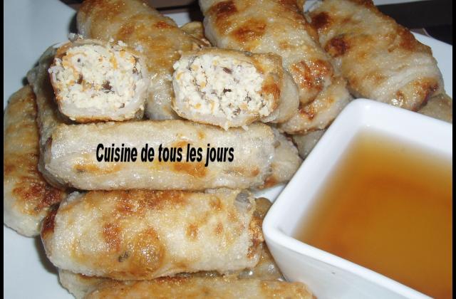 Nems au poulet traditionnels - Photo par soniabb