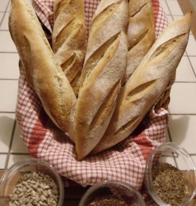 Baguettes au levain Kayser - Photo par Loulaoups