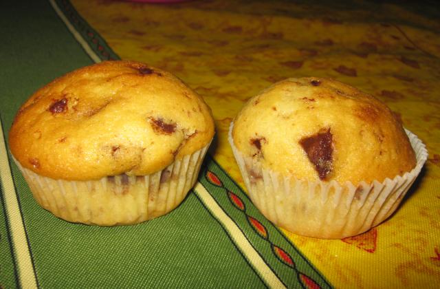 Muffins aux pépites de chocolat savoureux - Mama An Alre