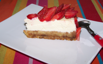 Cheesecake vanille fraise - Photo par osmoz8