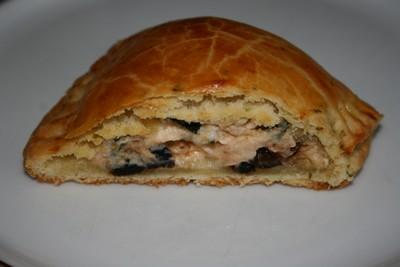 Calzone de basilic à la courgette, tomate et fromage frais - Photo par Circée