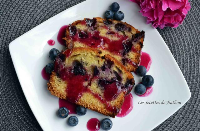 Cake aux myrtilles et son coulis - Photo par Communauté 750g