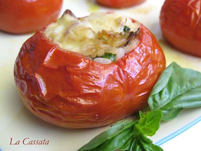 Tomates farcies de riz - Photo par Sonia