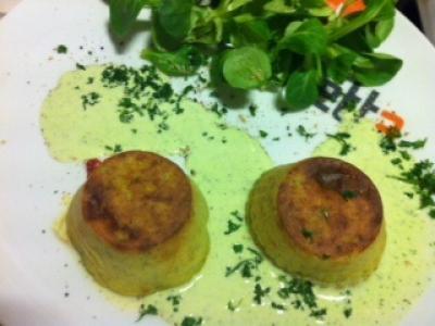 Moelleux de courgettes au cœur coulant - Photo par La cuisine d'Eve