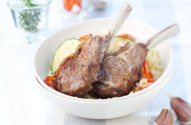Côtes d'agneau au miel et gingembre - Photo par Agneau Presto