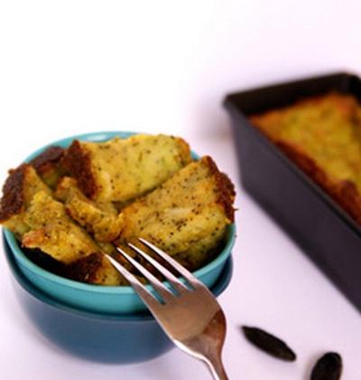 Cake-fondant courgette et chèvre aux saveurs du monde - Photo par charliG