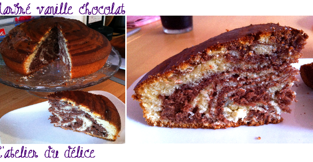 Recette Gateau Zebre Moelleux Au Chocolat 750g