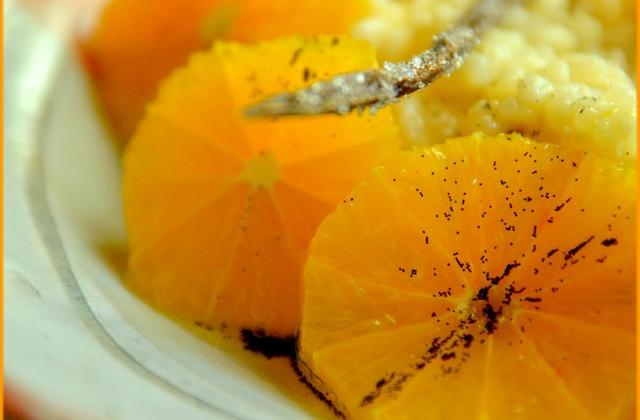 Riz au lait, orange maltaise et huile d'olive à la vanille - Photo par Chef Damien
