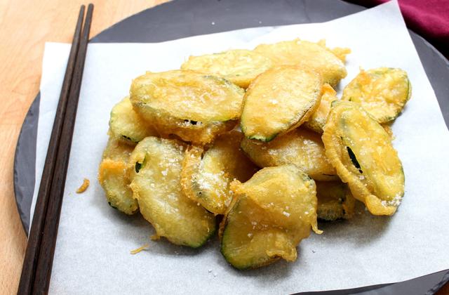 Tempuras de courgettes - Photo par Silvia Santucci