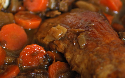 Mijoté de filet mignon aux pruneaux et légumes confits - Photo par laly12