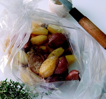 Papillotes de Princesse Amandine aux échalotes - Confrérie des Toqués de la Pomme de Terre