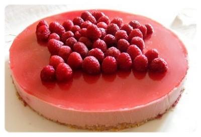 Bavarois à la framboise - Photo par daisukn