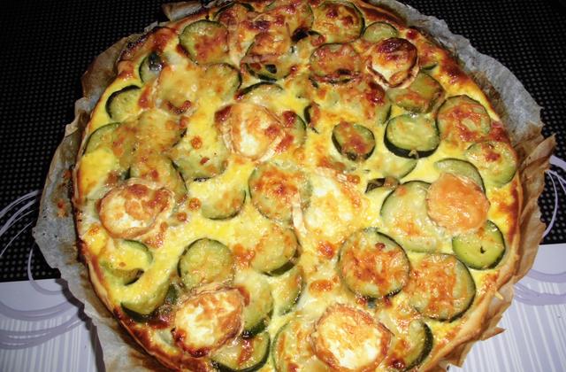 Tarte courgettes et chèvre - Photo par courva