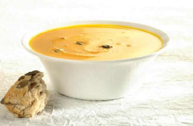 Soupe au potiron et ses pépins - Photo par Miele