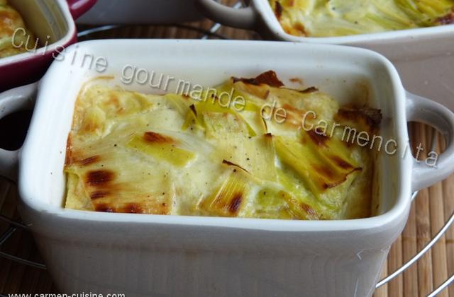 Poireaux en gratin - Photo par Carmen
