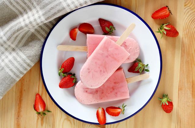 Popsicle aux fraises - Photo par Silvia Santucci