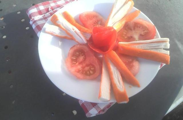 Salade de tomate au surimi - Photo par Coraya