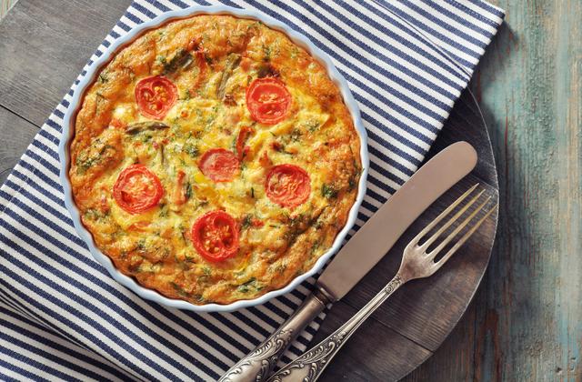 Quiche aux courgettes et aux tomates cerises - Photo par jocya1