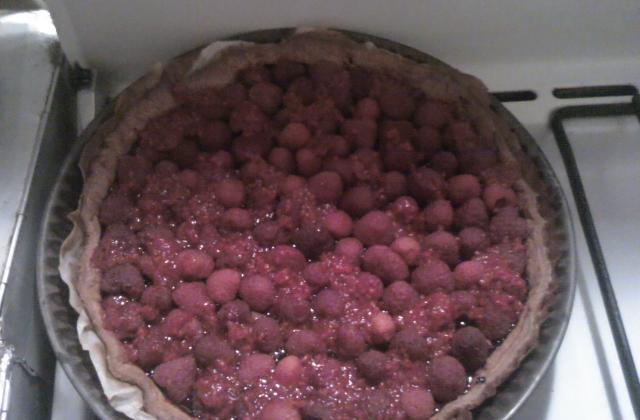 Tarte framboises et pâte à tartiner - Photo par michel9L