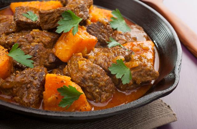 Tajine de boeuf safrané aux patates douces - Photo par Chef Christophe
