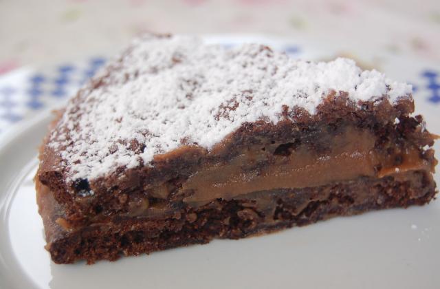 Gâteau au chocolat macaronné - Photo par rodier.sophie
