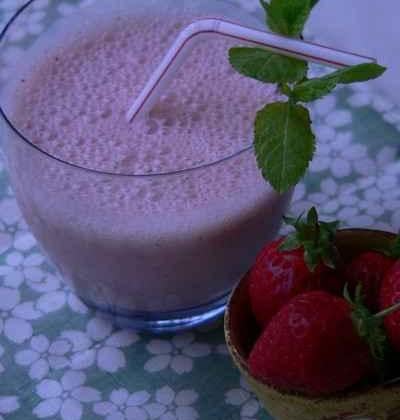 Smoothie fraises et menthe - Photo par 750g