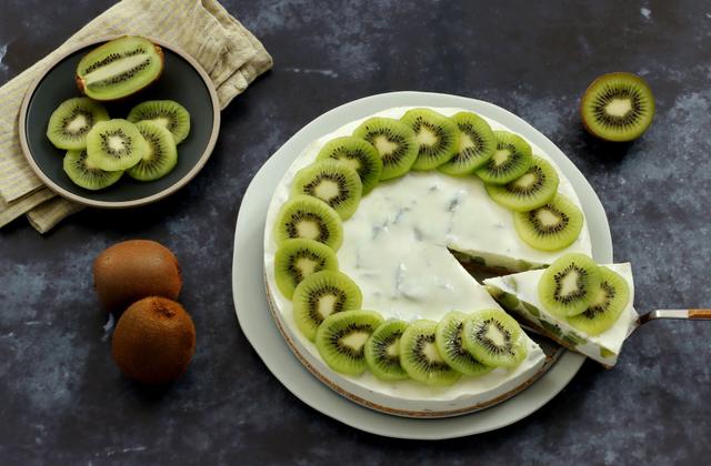 Gâteau sans cuisson au Kiwi de l'Adour IGP - Photo par Silvia Santucci