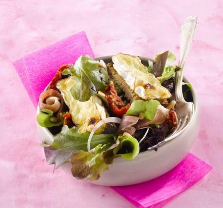 Mesclun et jambon cru - Photo par Bridelight