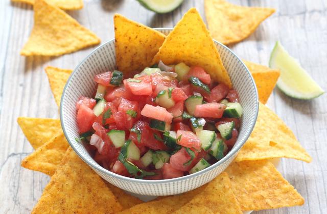Salsa de tomates, concombre & pastèque - Photo par Silvia Santucci