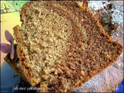 Cake marbré aux châtaignes et cacao - Photo par bienvenu_chez_lorenza