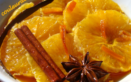 Soupe d'orange au caramel d'épices - Photo par couleu