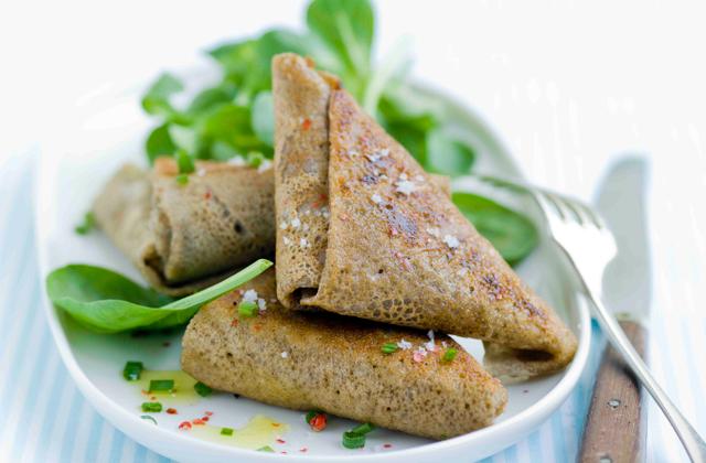 Galettes de sarazin comme des bricks - Photo par Francine