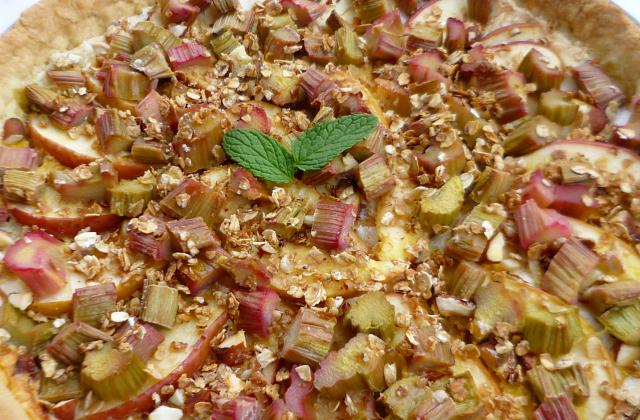 Recette Tarte Pomme Rhubarbe 750g