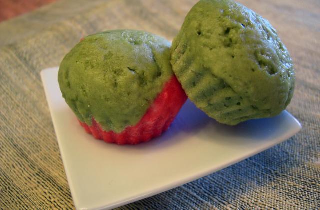 Muffins légers au thé vert et à la framboise - Photo par Le Chaudron de la Louve