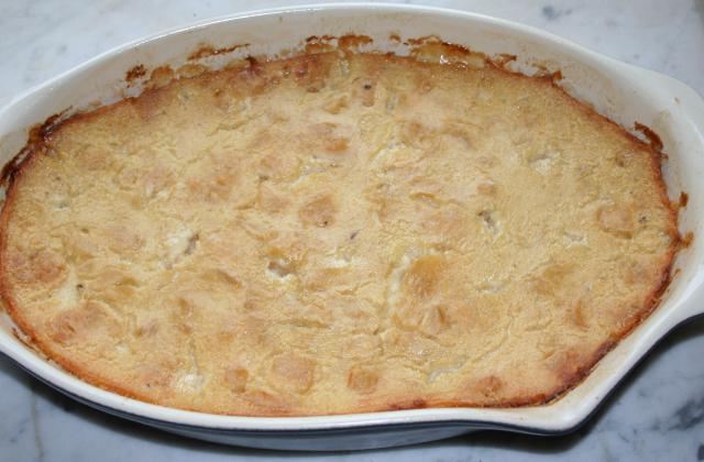 Crème pâtissière chaude avec des pommes - amafacon