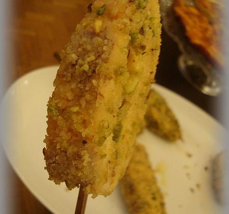 Sucettes gourmandes saumon et pistaches - Photo par annecoK