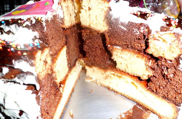 Gâteau damier - Photo par la cuisine de loli