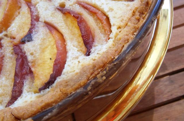 Tarte aux brugnons et crème d'amandes - Photo par cuisine et partage