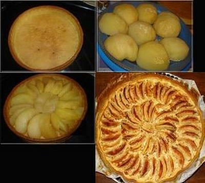 Tarte aux pommes (créée par moi ) - lincha