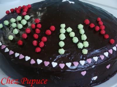 Moelleux au chocolat décoré - Photo par myriamn5