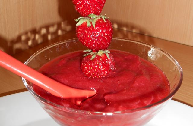 Recette Compote Fraise Pomme Vanille 750g