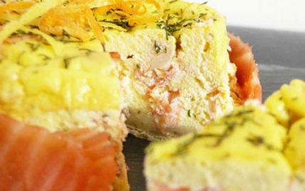 Saumon en Cheese cake - Photo par Orts