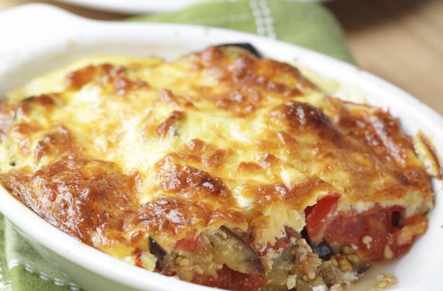 Gratin de courgettes et tomates au Saint Agur - Photo par 750g