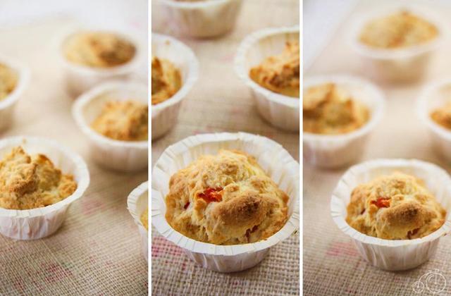 Cupcakes gruyère-tomate - jessicOqz