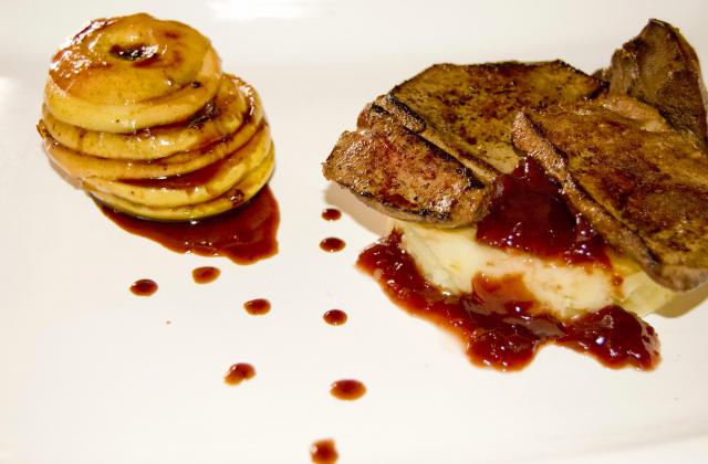 Foie de porc à la liégeoise - Photo par mamikele