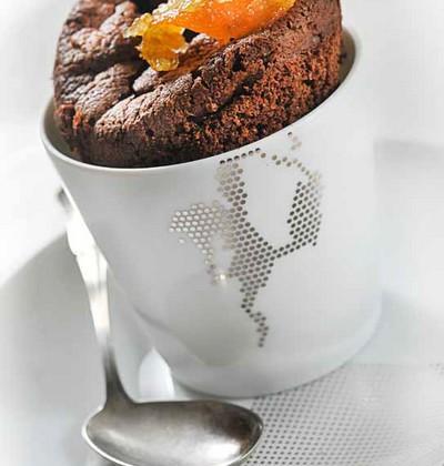 Soufflé chocolat-orange - Photo par Grégory Cuilleron