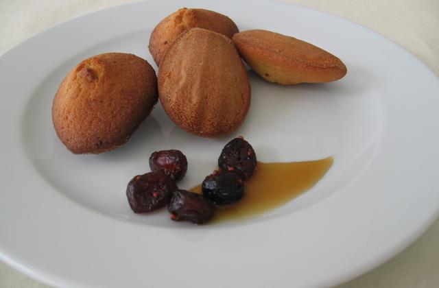 Madeleine au sirop d'érable et aux cranberries - Photo par François