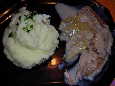 Faisan aux pommes et sa purée saveur céleri - Photo par huthfr