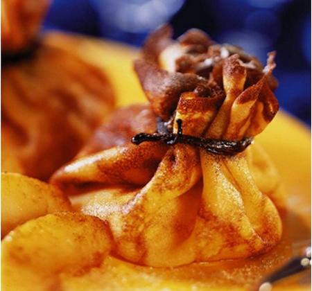 Aumônière de pomme flambée au rhum Negrita - Photo par Negrita